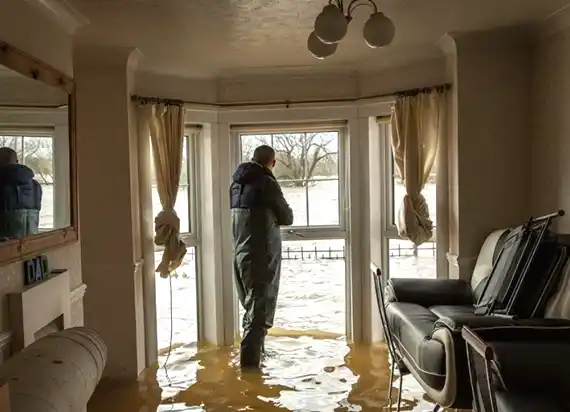 water damage restoration service Higganum